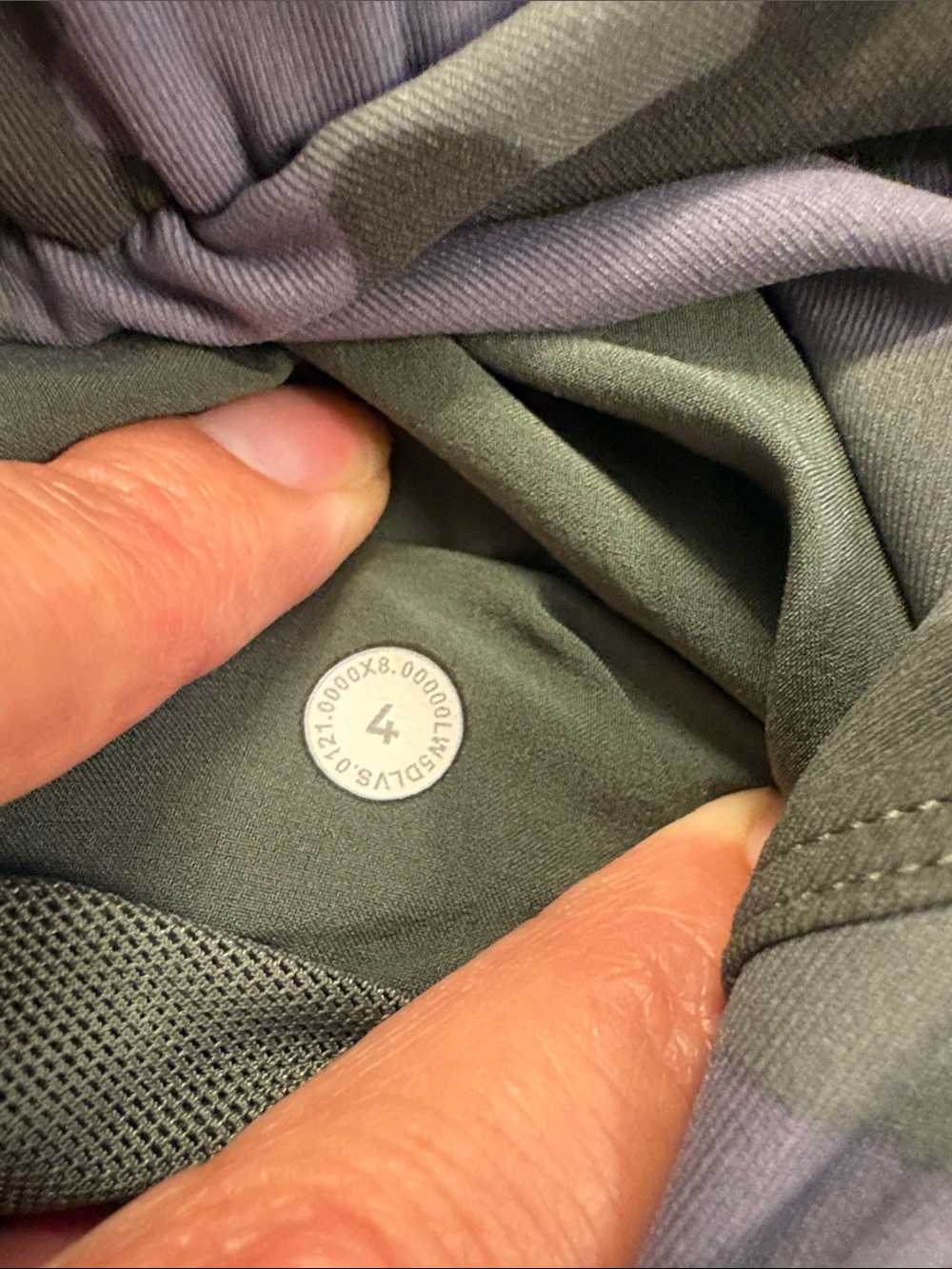 lululemon athletica Camo Track Pants - Black & Purple - Picture 2 of 6
